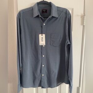 UNTUCKit Navy Patterned Performance Men's Shirt